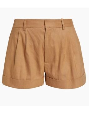 Alice + Olivia Conry High-Waist Cuffed Shorts